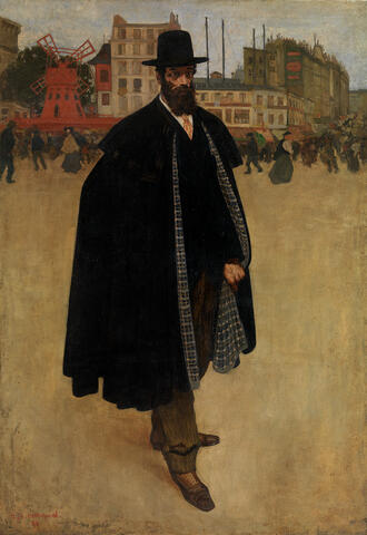 Schilderij 'De Spanjaard in Parijs of Portret van de schilder Francesco Iturrino' van Henri Evenepoel