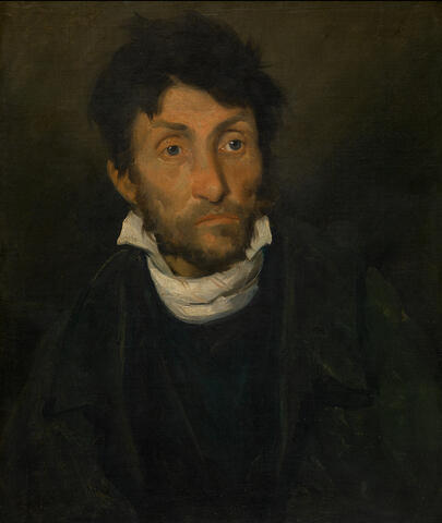 Schilderij 'Portret van een kleptomaan' van Théodore Géricault
