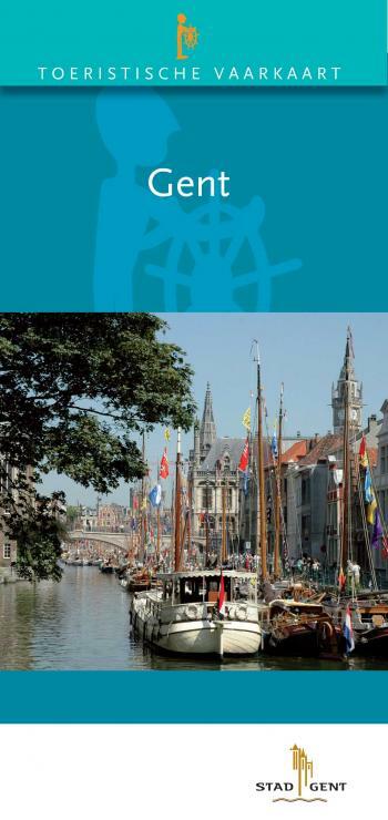 Tourist sailing map of Ghent