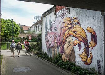 Street art in Ghent
