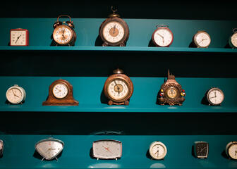 Verschillende soorten klokken.